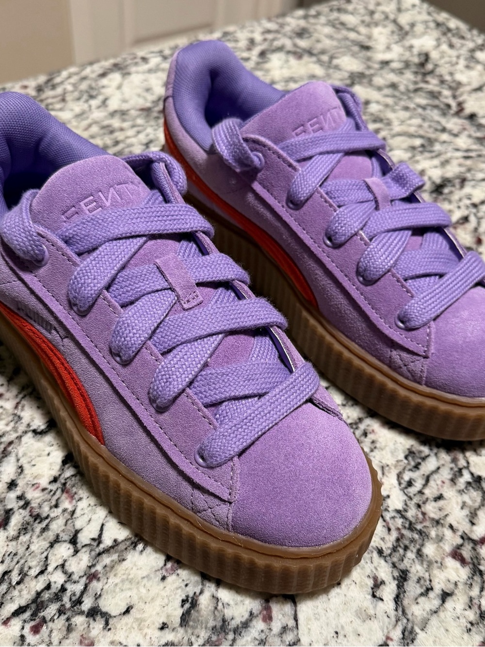 Puma Lavender Women’s Sneaker Interior Detail